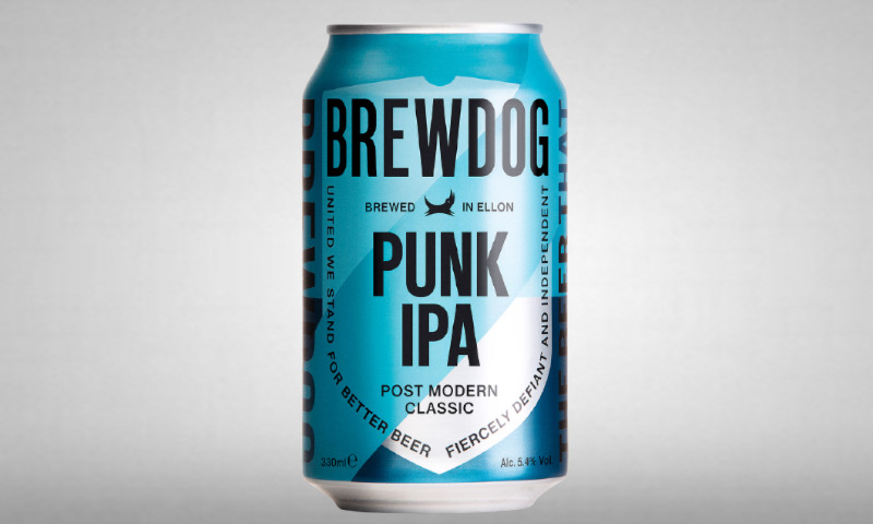 Brewdog Punk IPA bier in blikje
